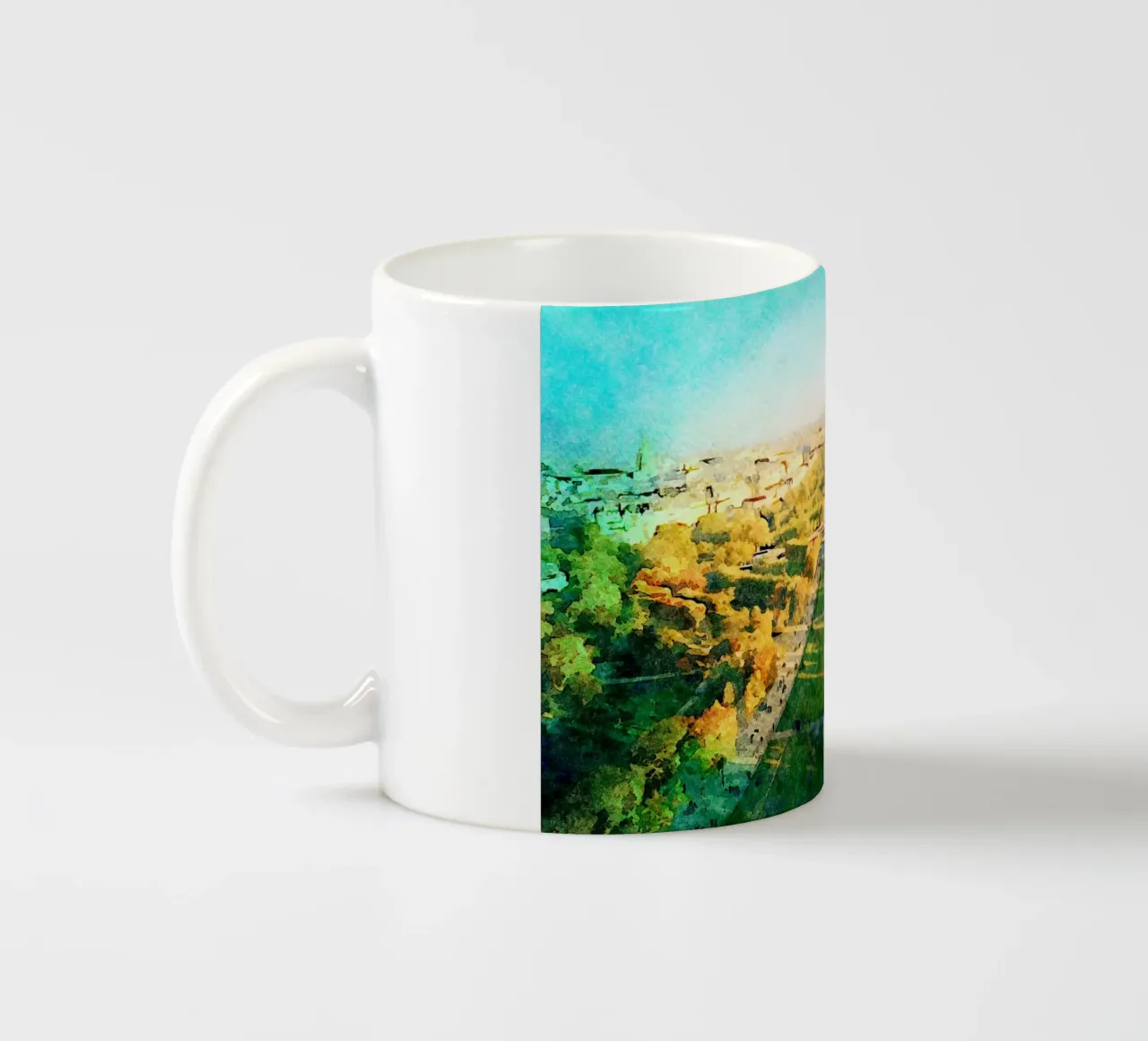 Parigi tazza in ceramica da Massimo Frascogna