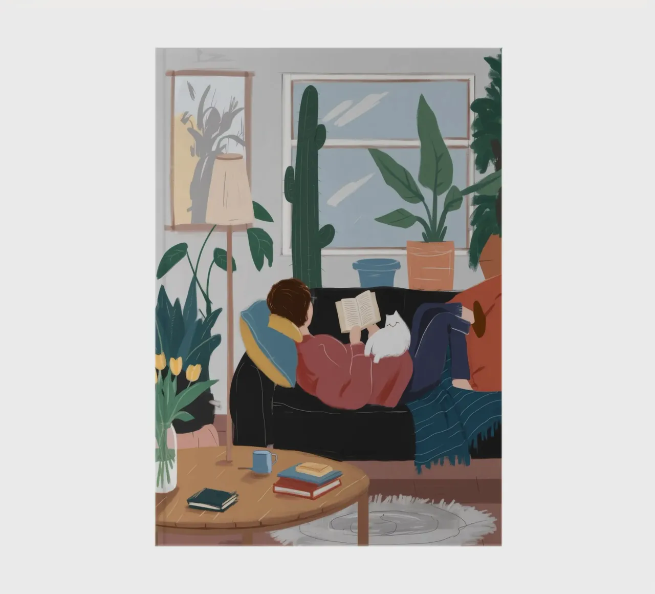 Couch Reading Haven notebook by Arcane Shade