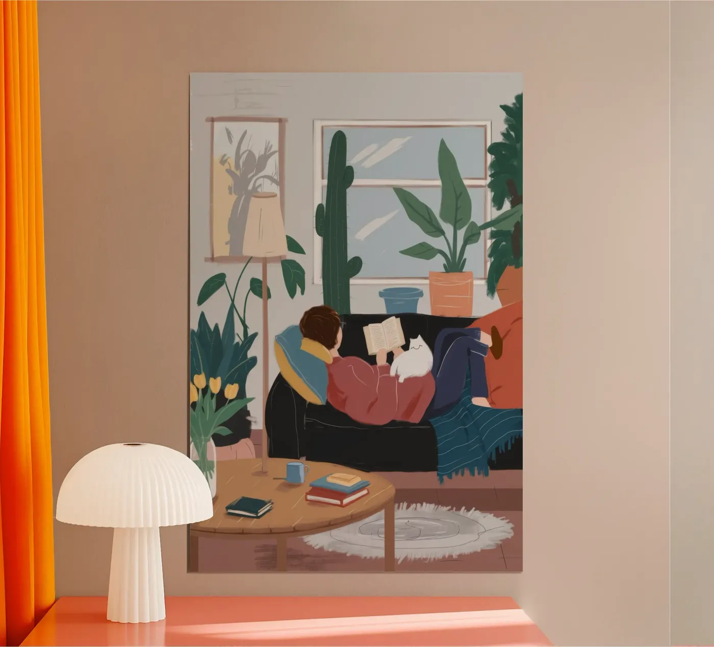 Couch Reading Haven poster by Arcane Shade