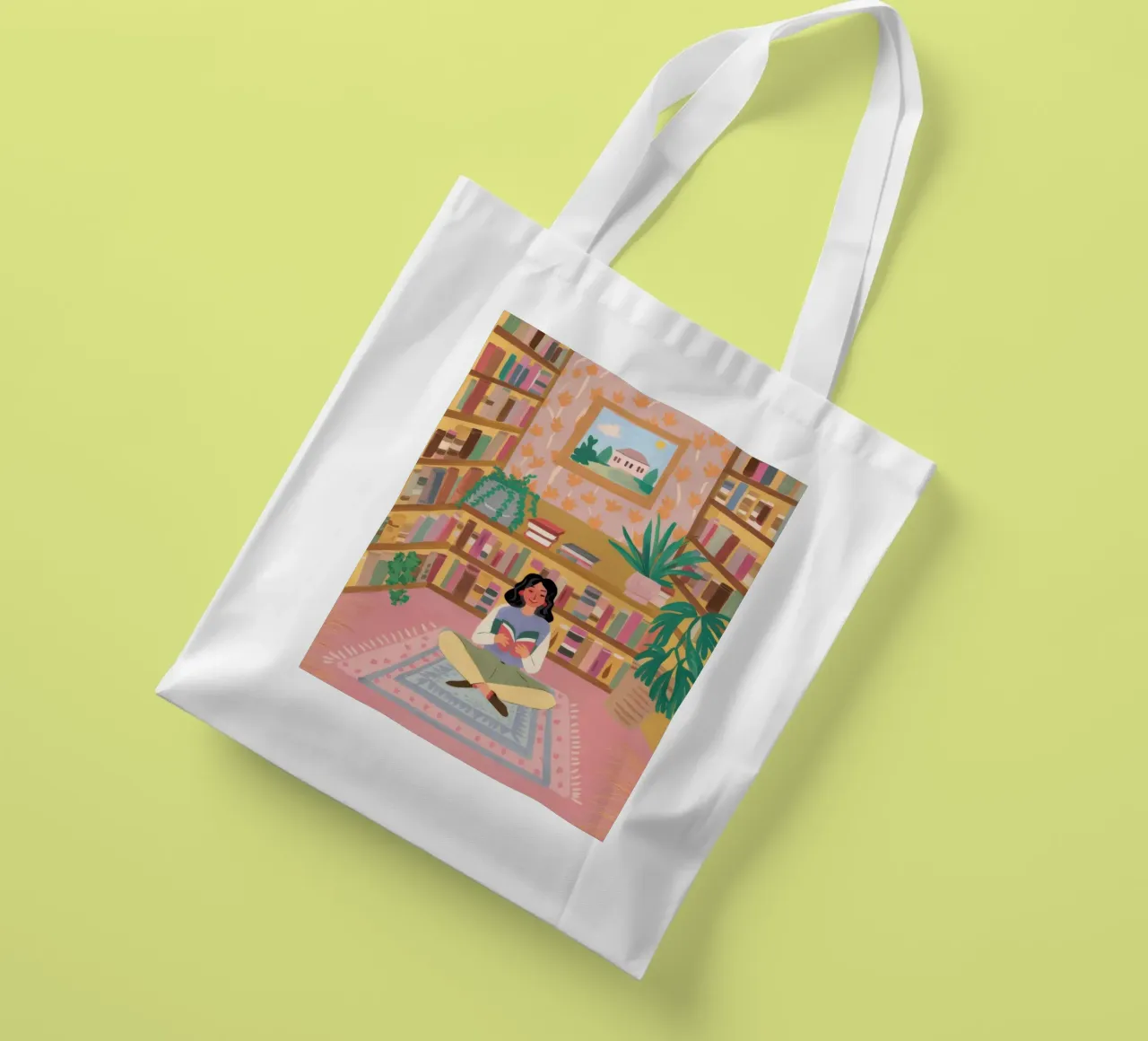 Biblioteca Glow Peace borsa in juta da Arcane Shade