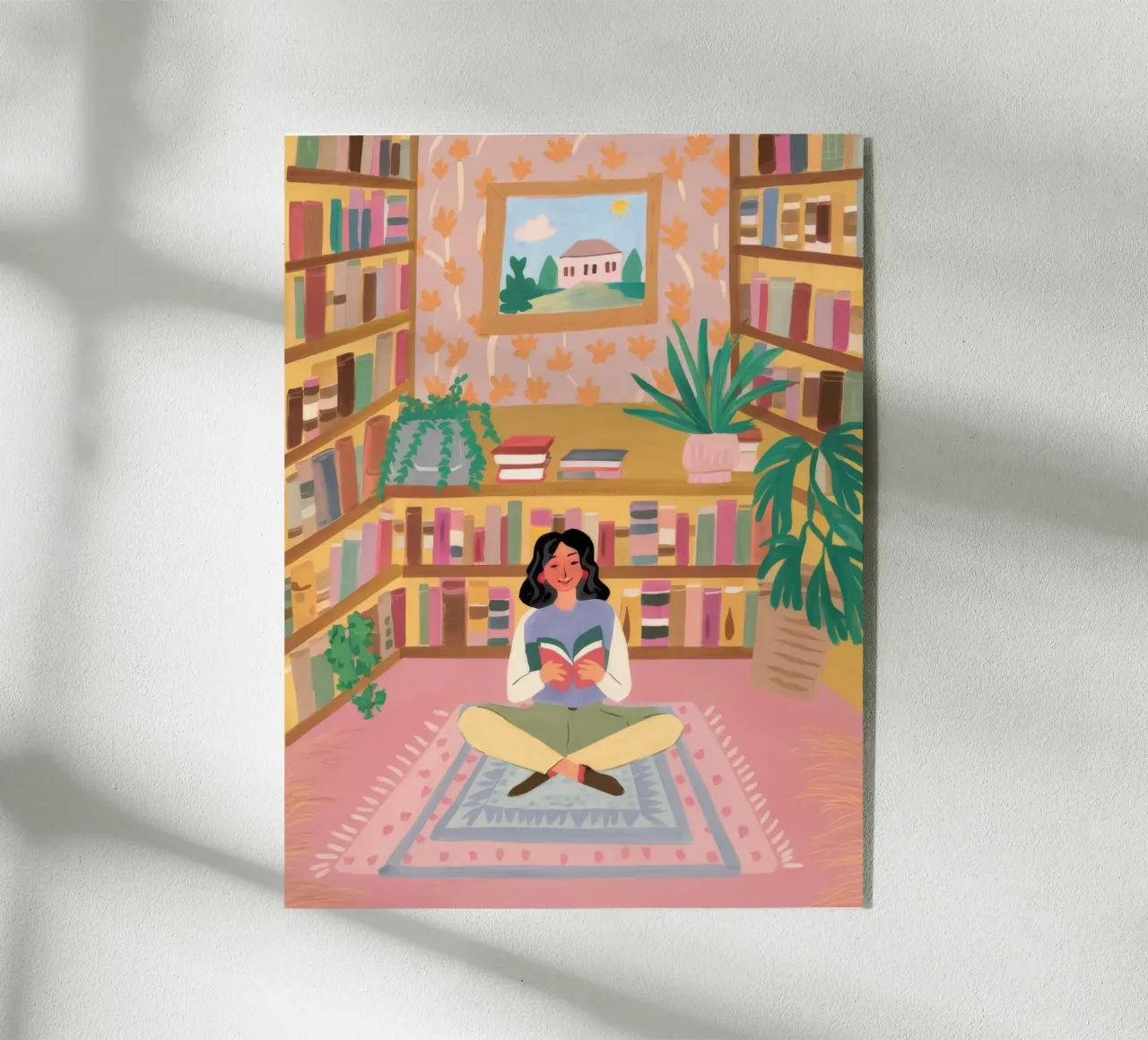 Bibliotheek Gloed Vrede acryl van Arcane Shade