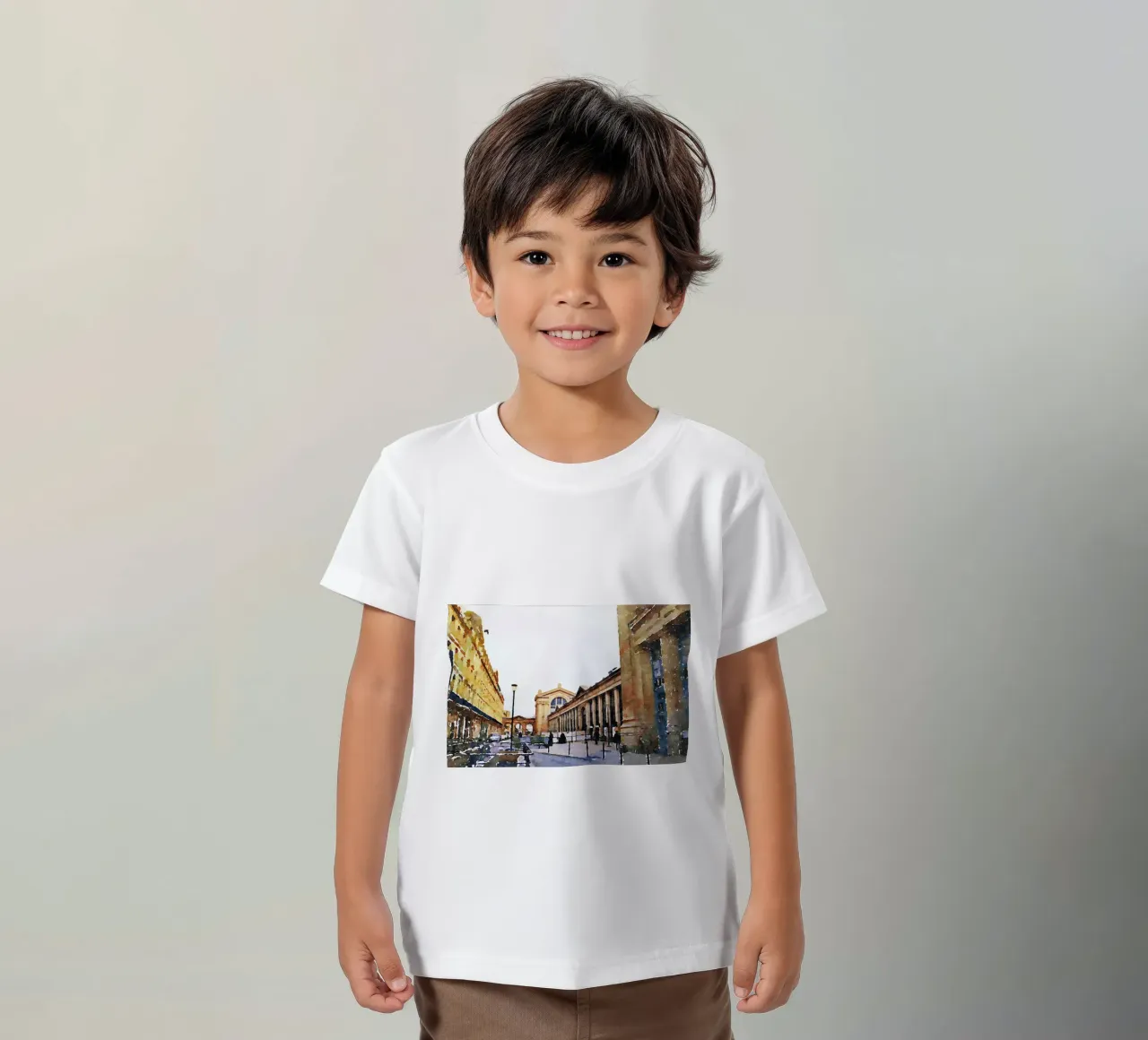 Gare kids t-shirt by Massimo Frascogna