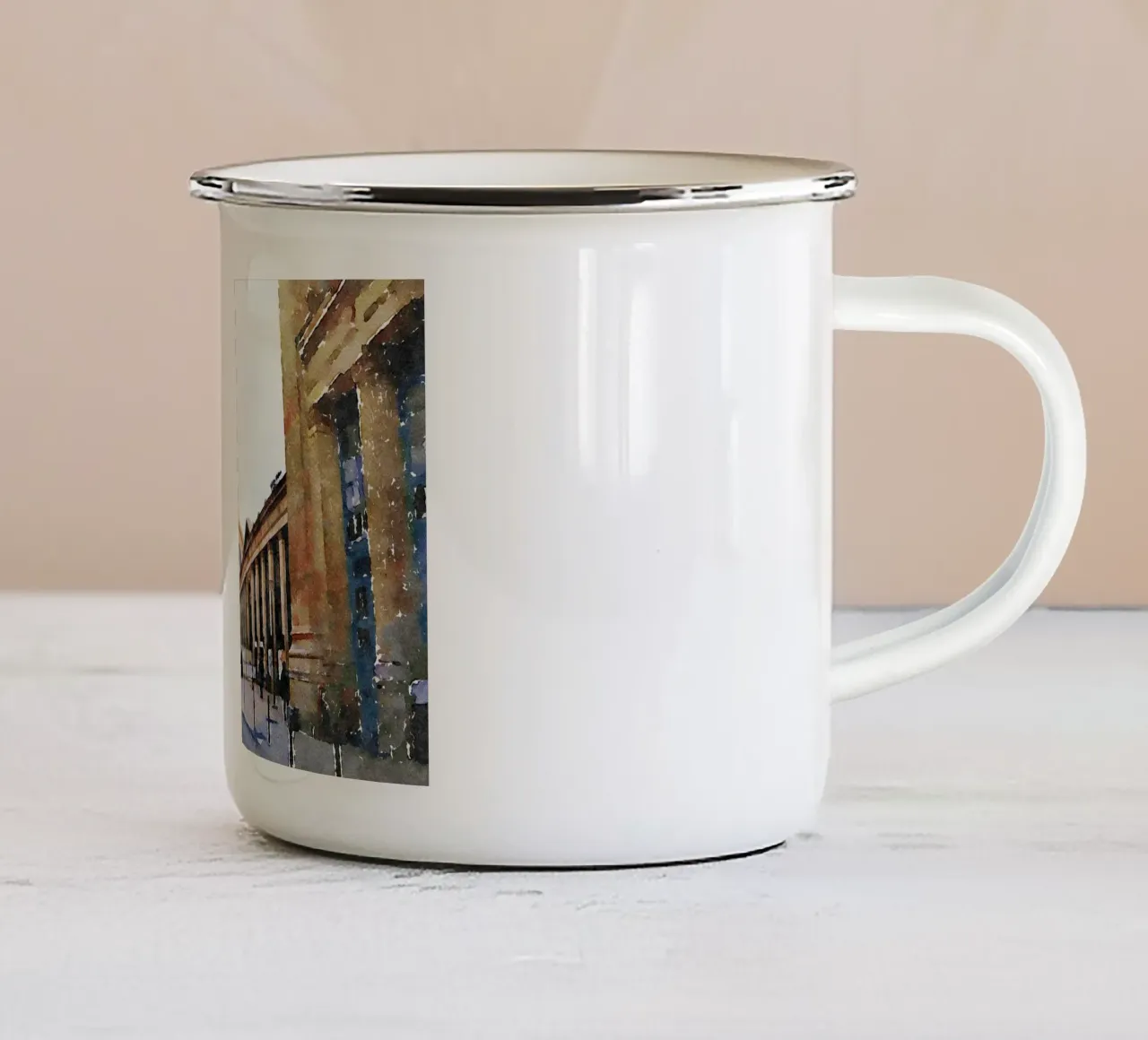 Gare tazza in smalto da Massimo Frascogna