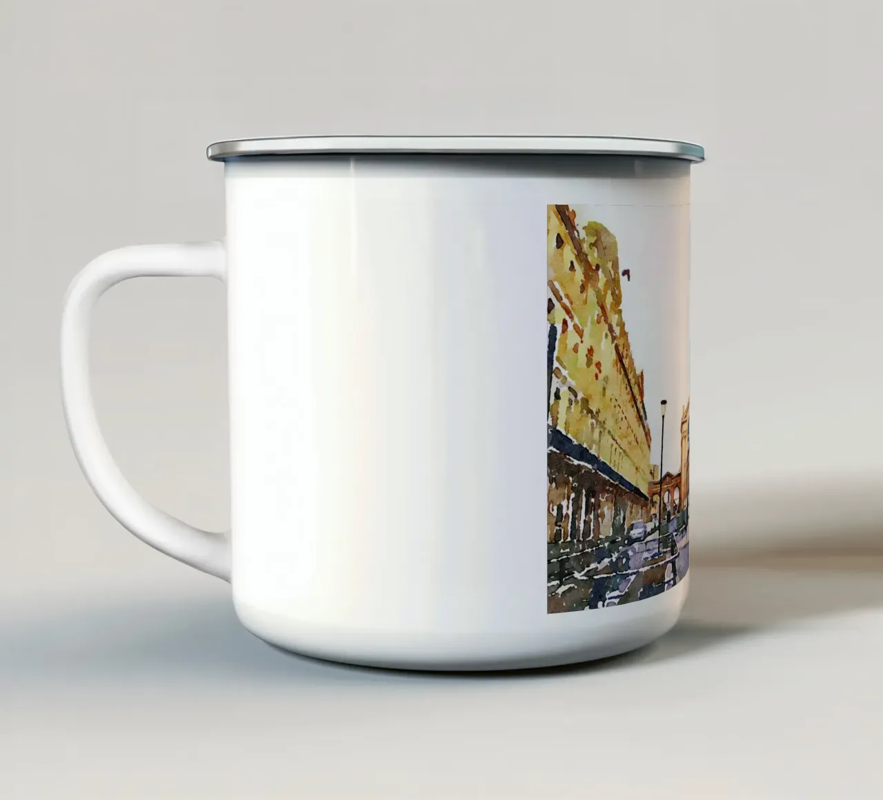 Gare tazza in smalto da Massimo Frascogna