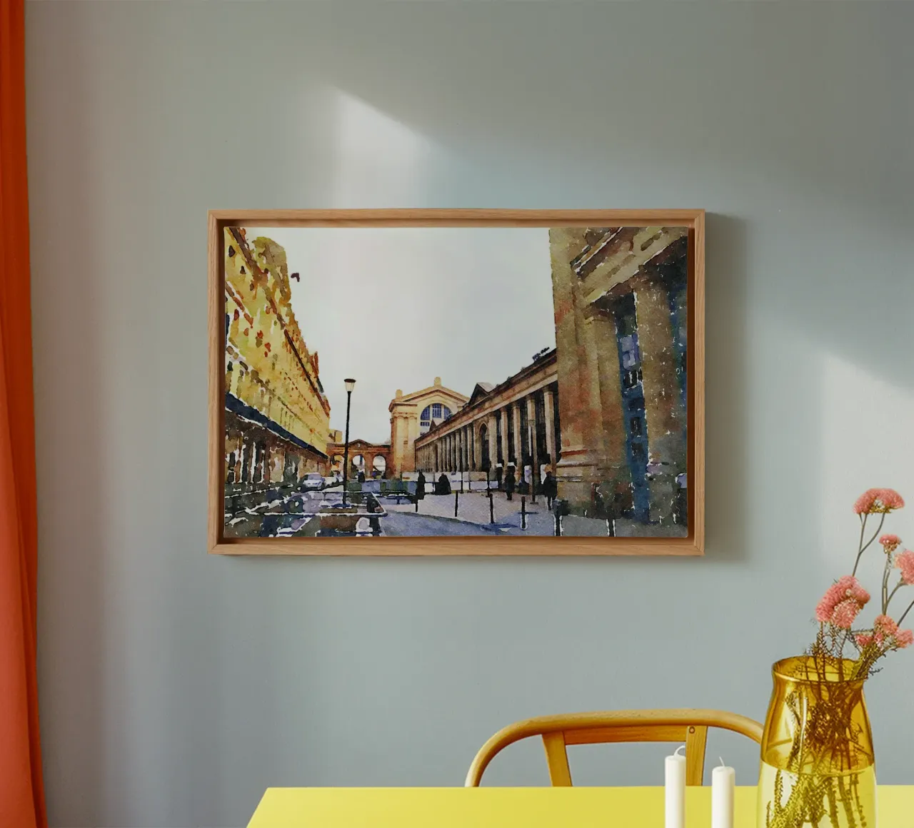 Gare canvas by Massimo Frascogna