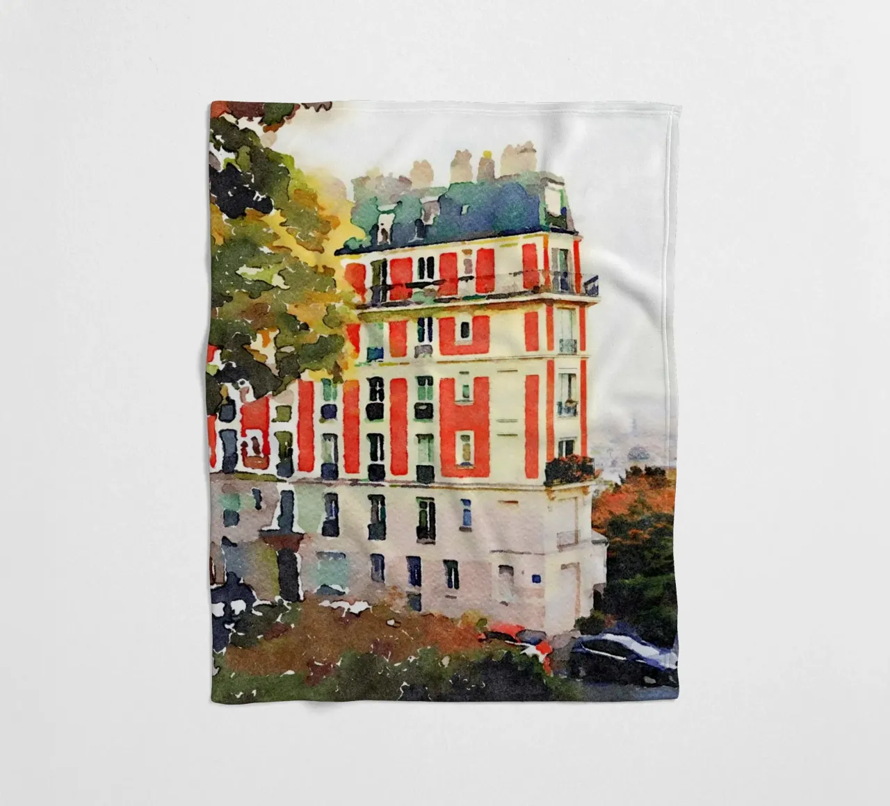 Parigi coperta in pile da Massimo Frascogna