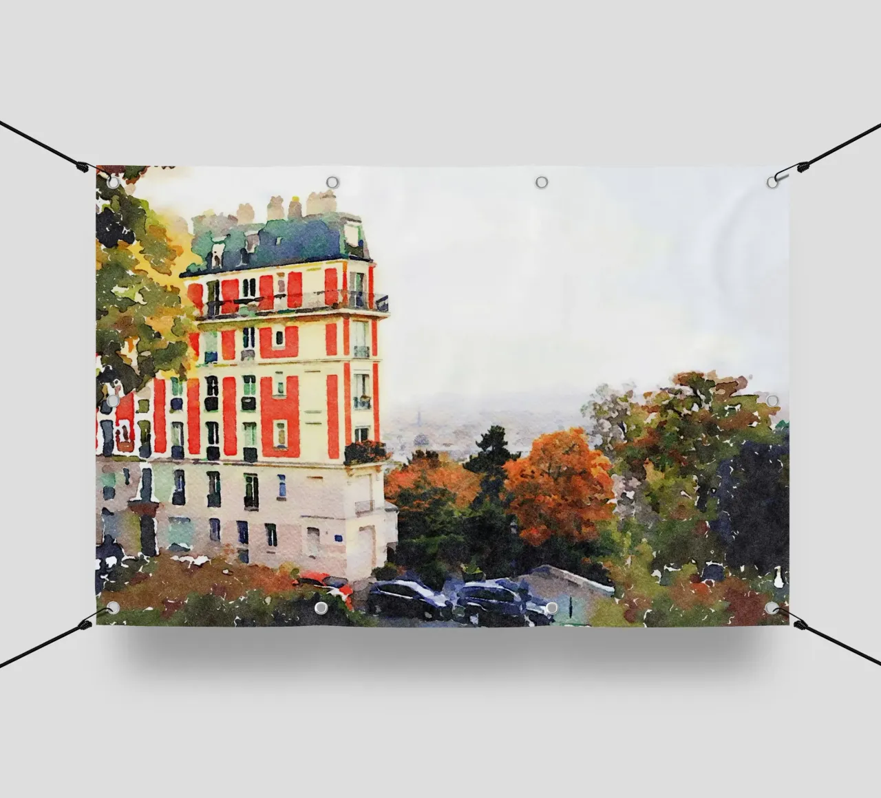 Parigi telo in pvc da Massimo Frascogna