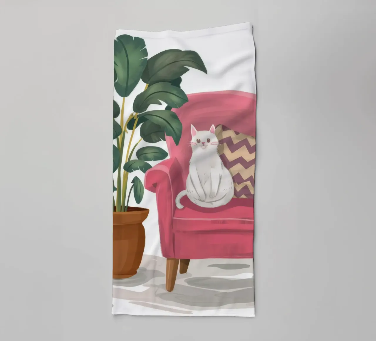 Sedia per gatti Harmony asciugamano da bagno da Arcane Shade