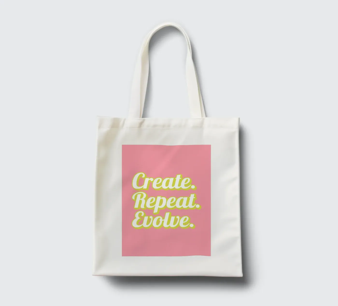 CREATE. REPEAT. EVOLVE tote bag by SMRT STUDIO