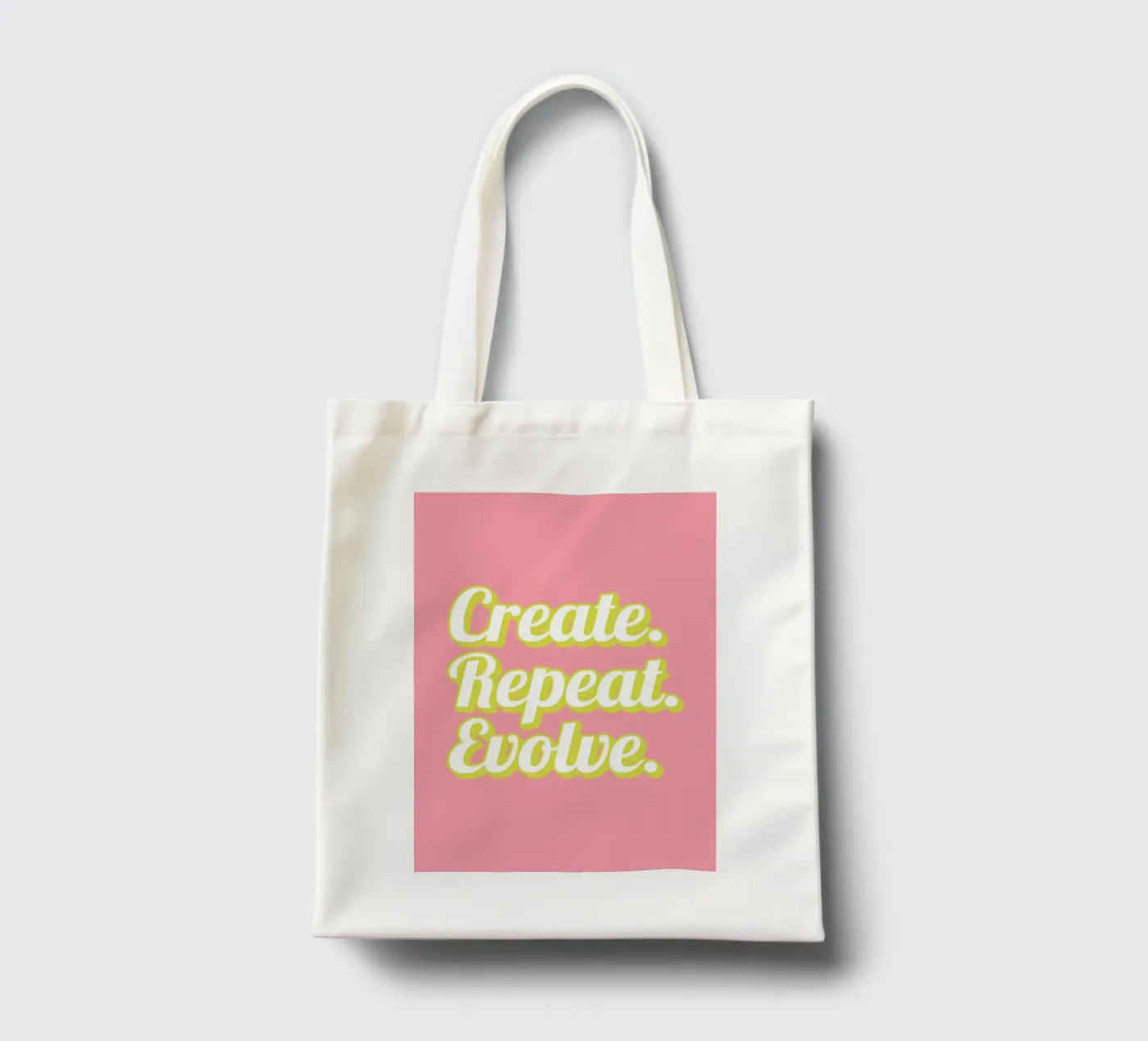 CREATE. REPEAT. EVOLVE tote bag by SMRT STUDIO