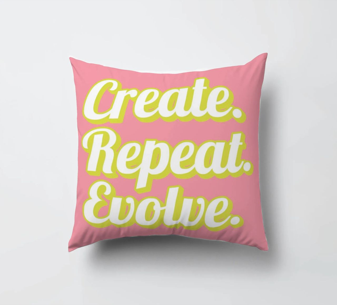 CREATE. REPEAT. EVOLVE cuscino da Einfach Uebel