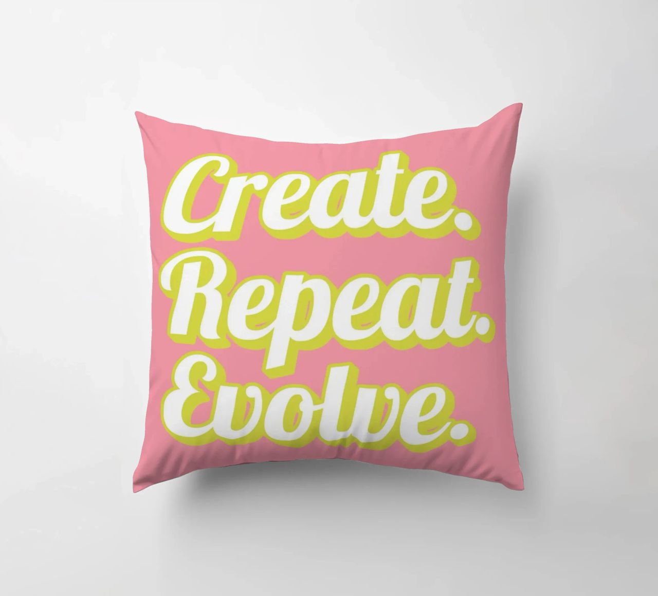 CREATE. REPEAT. EVOLVE cuscino da Einfach Uebel
