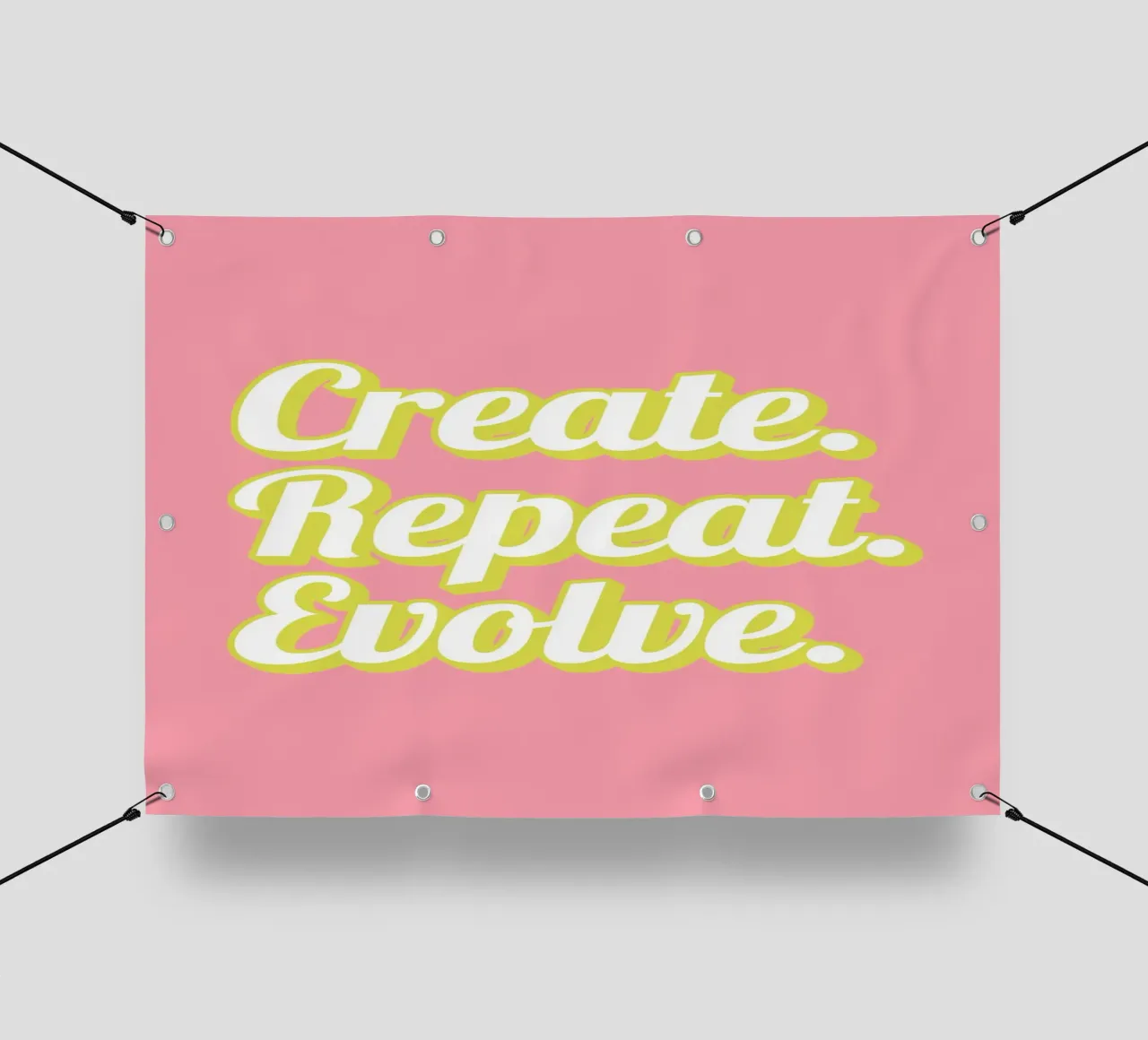 CREATE. REPEAT. EVOLVE telo in pvc da Einfach Uebel