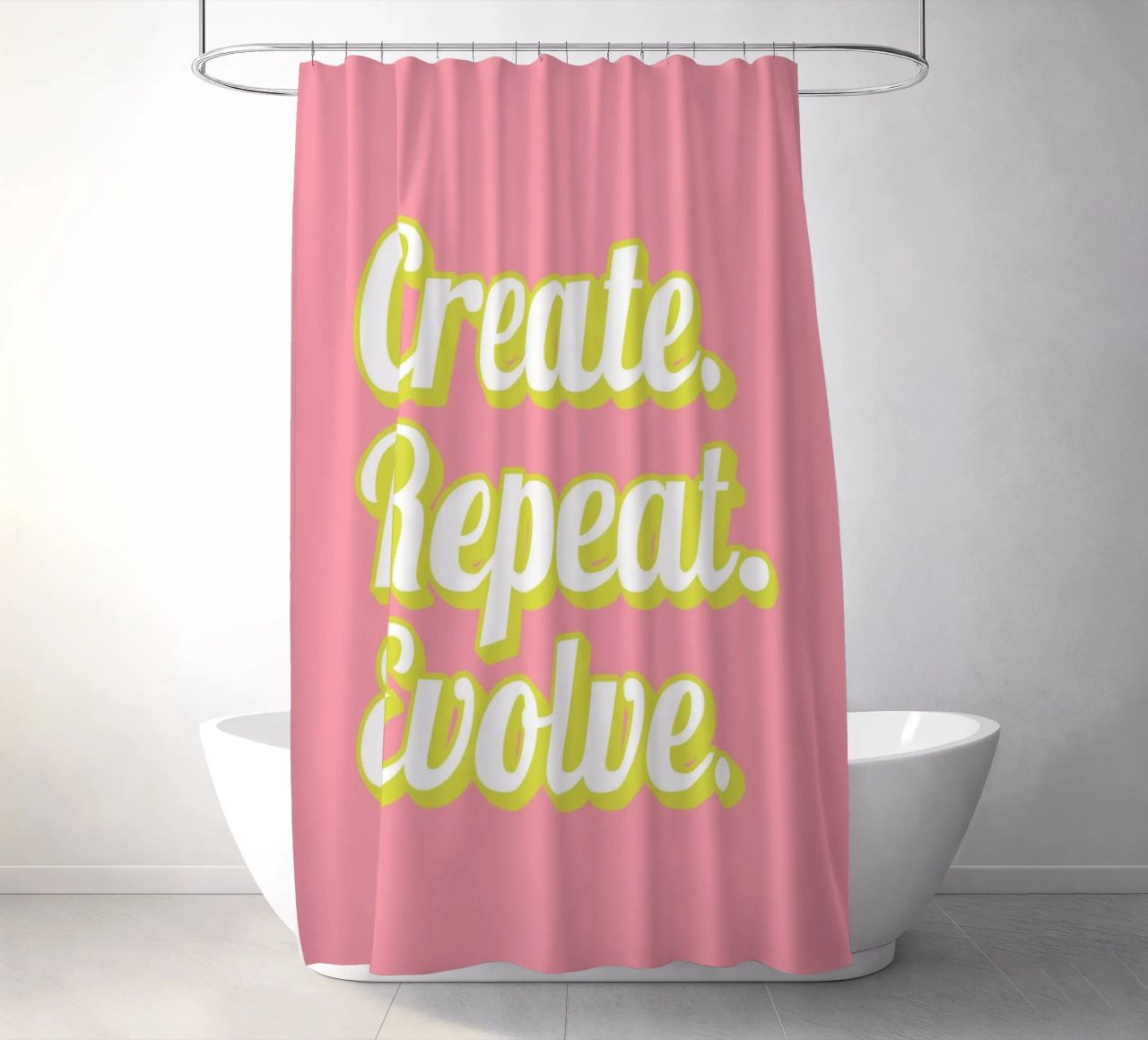 CREATE. REPEAT. EVOLVE tenda da doccia da Einfach Uebel