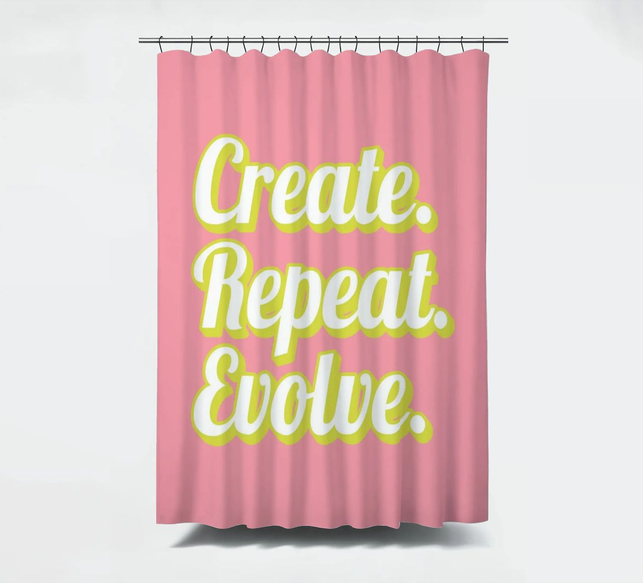 CREATE. REPEAT. EVOLVE tenda da doccia da Einfach Uebel