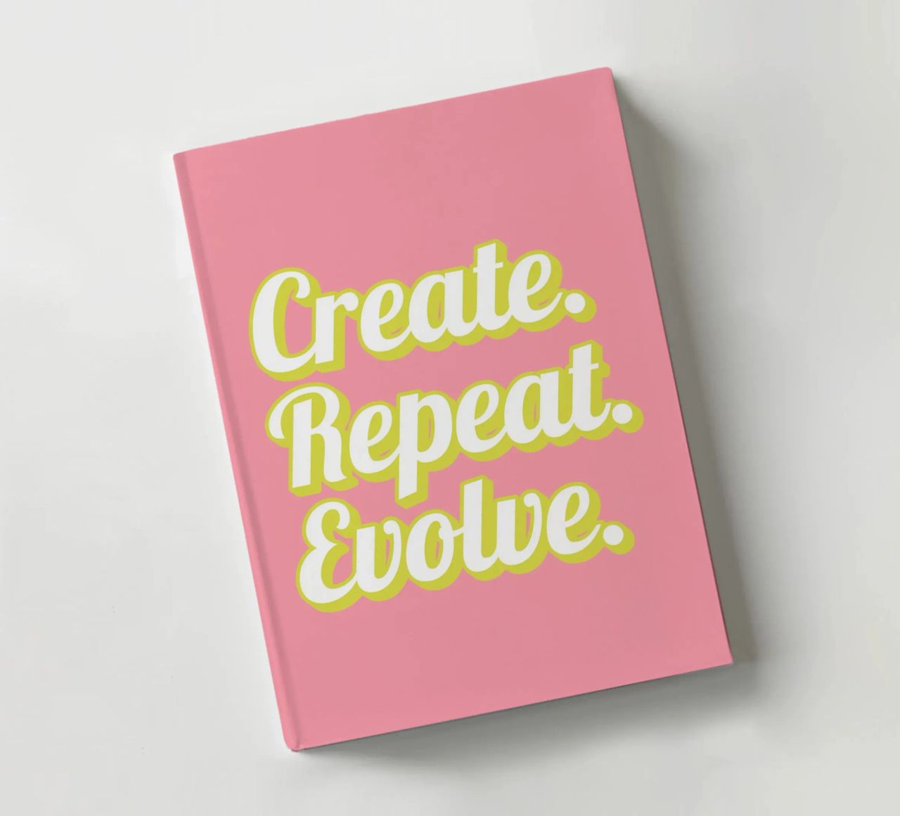 CREATE. REPEAT. EVOLVE notebook by Einfach Uebel