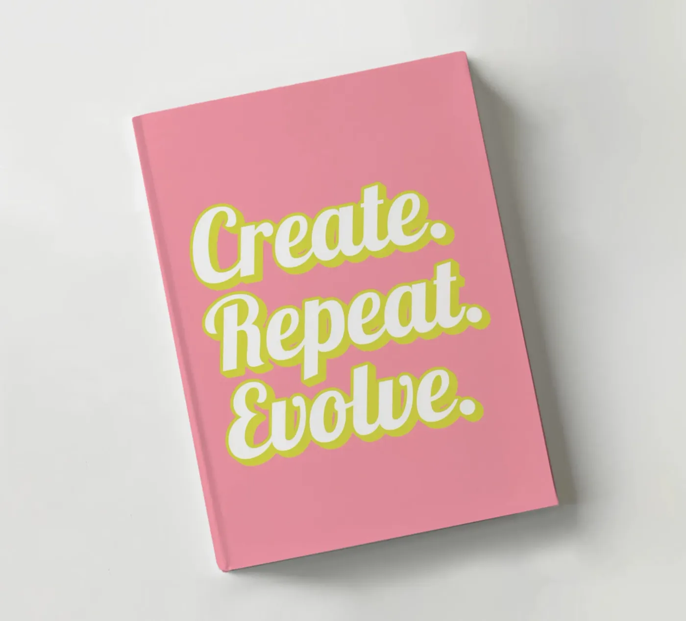 CREATE. REPEAT. EVOLVE quaderno da SMRT STUDIO