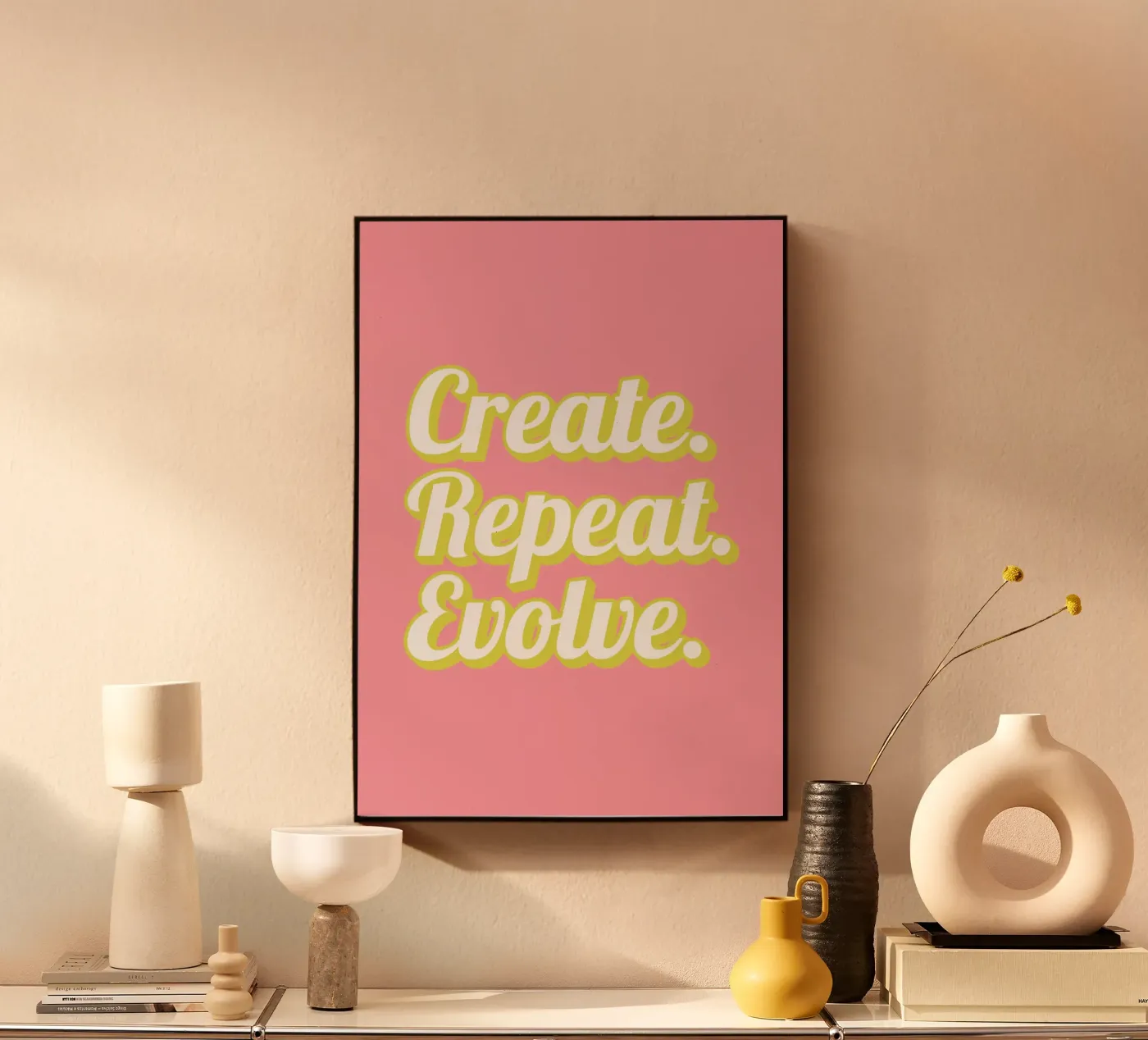 CREATE. REPEAT. EVOLVE forex plate by SMRT STUDIO