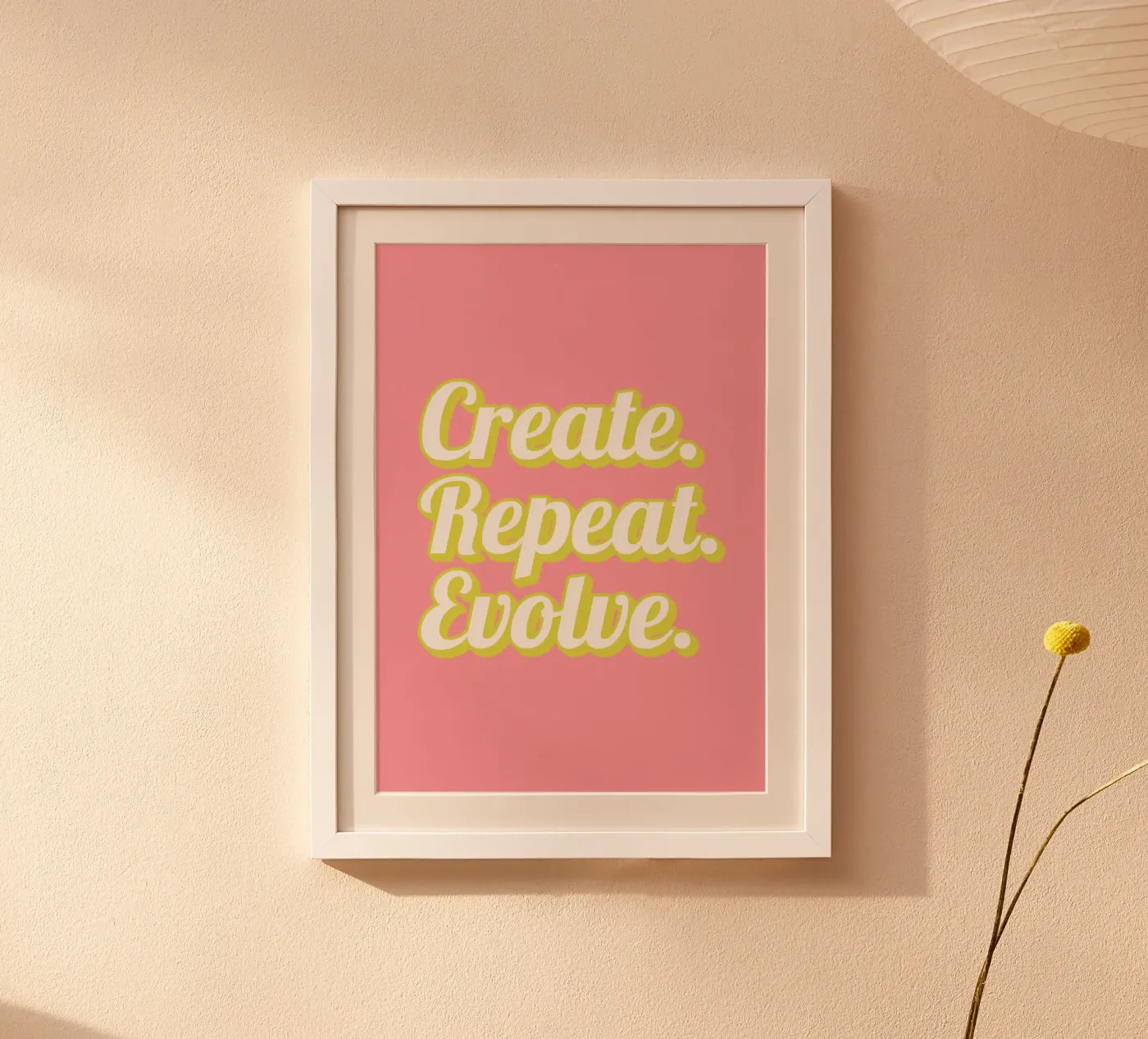 CREATE. REPEAT. EVOLVE poster de SMRT STUDIO