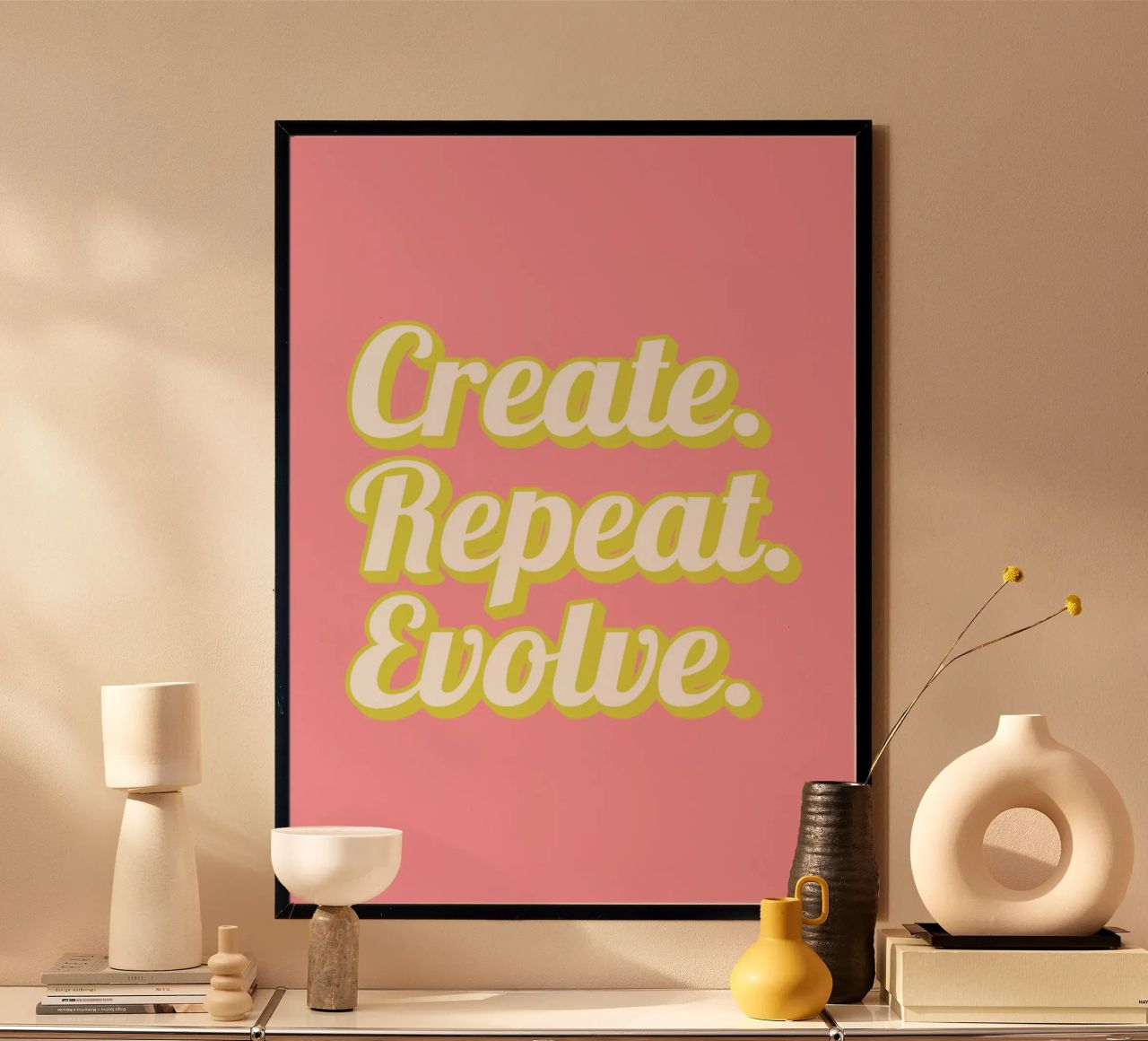 CREATE. REPEAT. EVOLVE poster de Einfach Uebel
