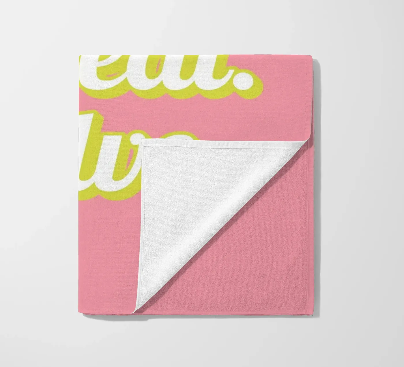 CREATE. REPEAT. EVOLVE Strandtuch von SMRT STUDIO