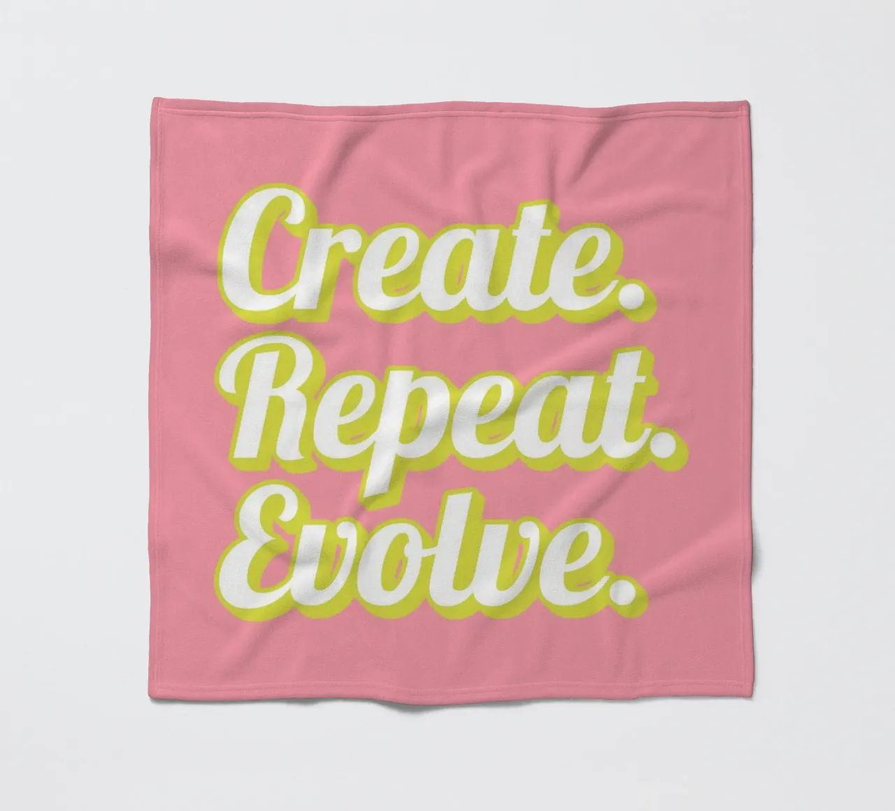 CREATE. REPEAT. EVOLVE Fleecedecke von Einfach Uebel