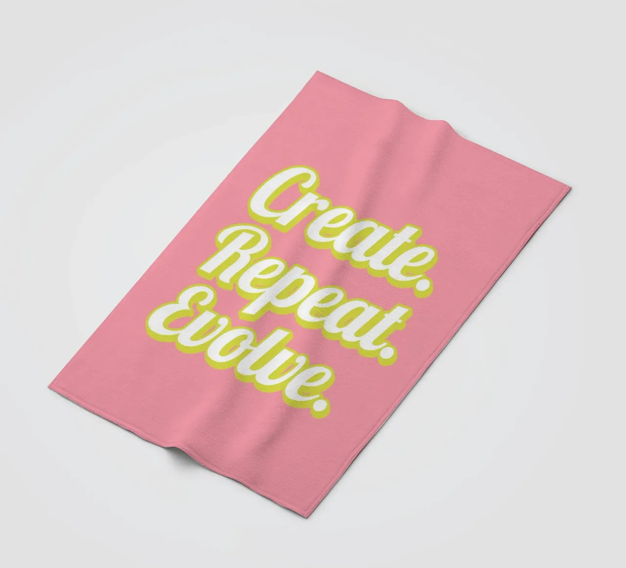 CREATE. REPEAT. EVOLVE Fleecedecke von Einfach Uebel
