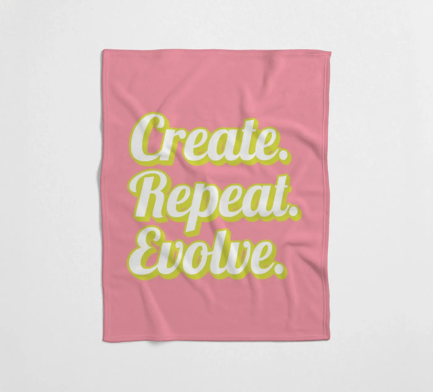 CREATE. REPEAT. EVOLVE coperta in pile da SMRT STUDIO