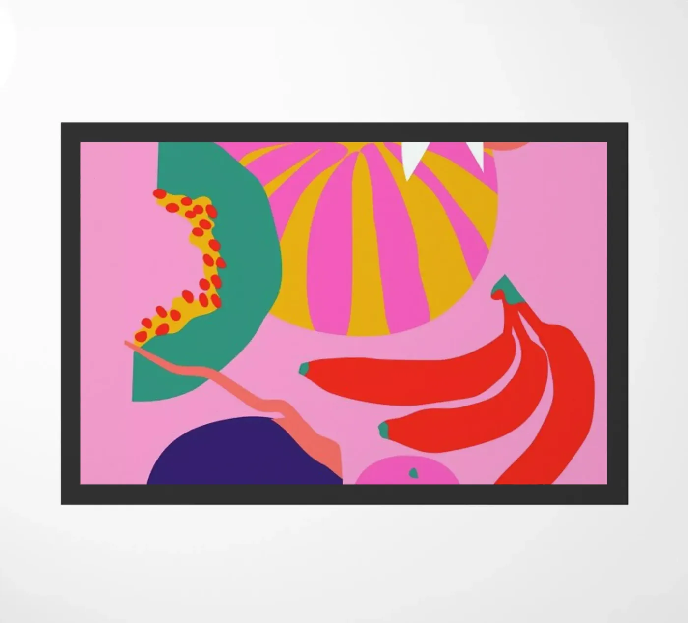 Fruity Technicolor Mix 1 doormat by Mariery Young