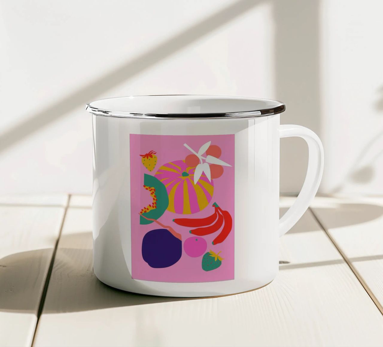 Fruity Technicolor Mix 1 tazza in smalto da Mariery Young