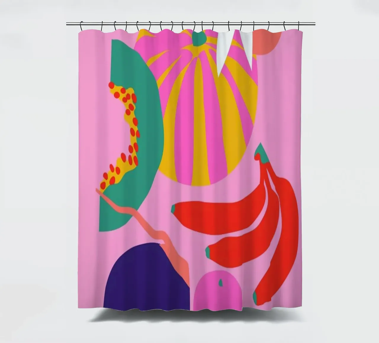Fruity Technicolor Mix 1 shower curtain by Mariery Young