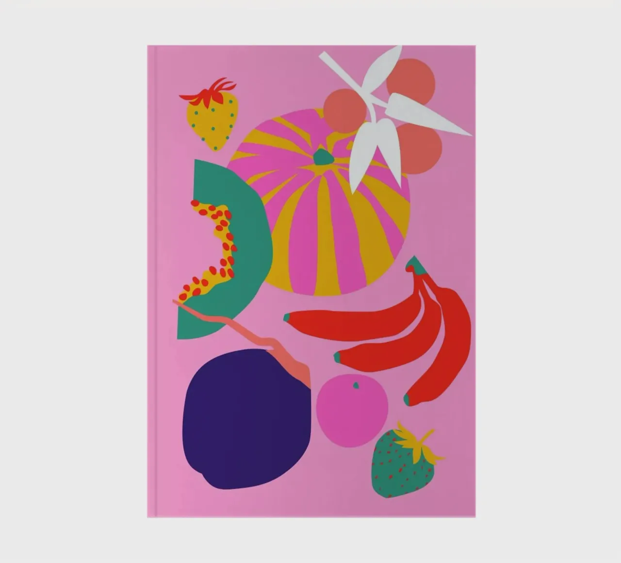 Fruity Technicolor Mix 1 notebook by Mariery Young