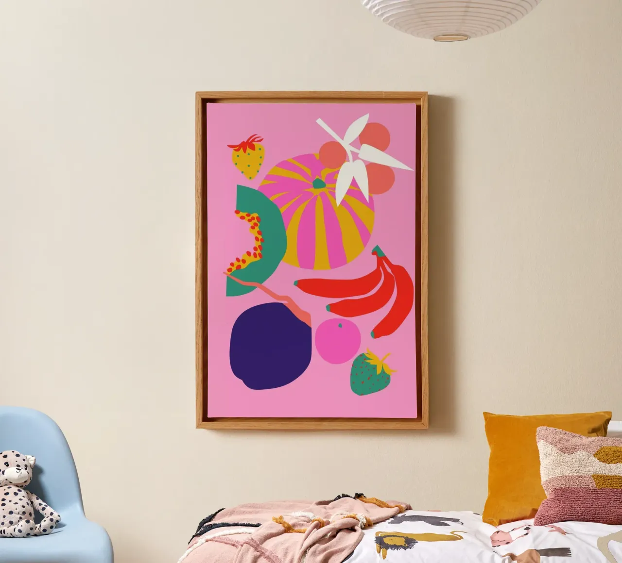 Fruity Technicolor Mix 1 canvas by Mariery Young