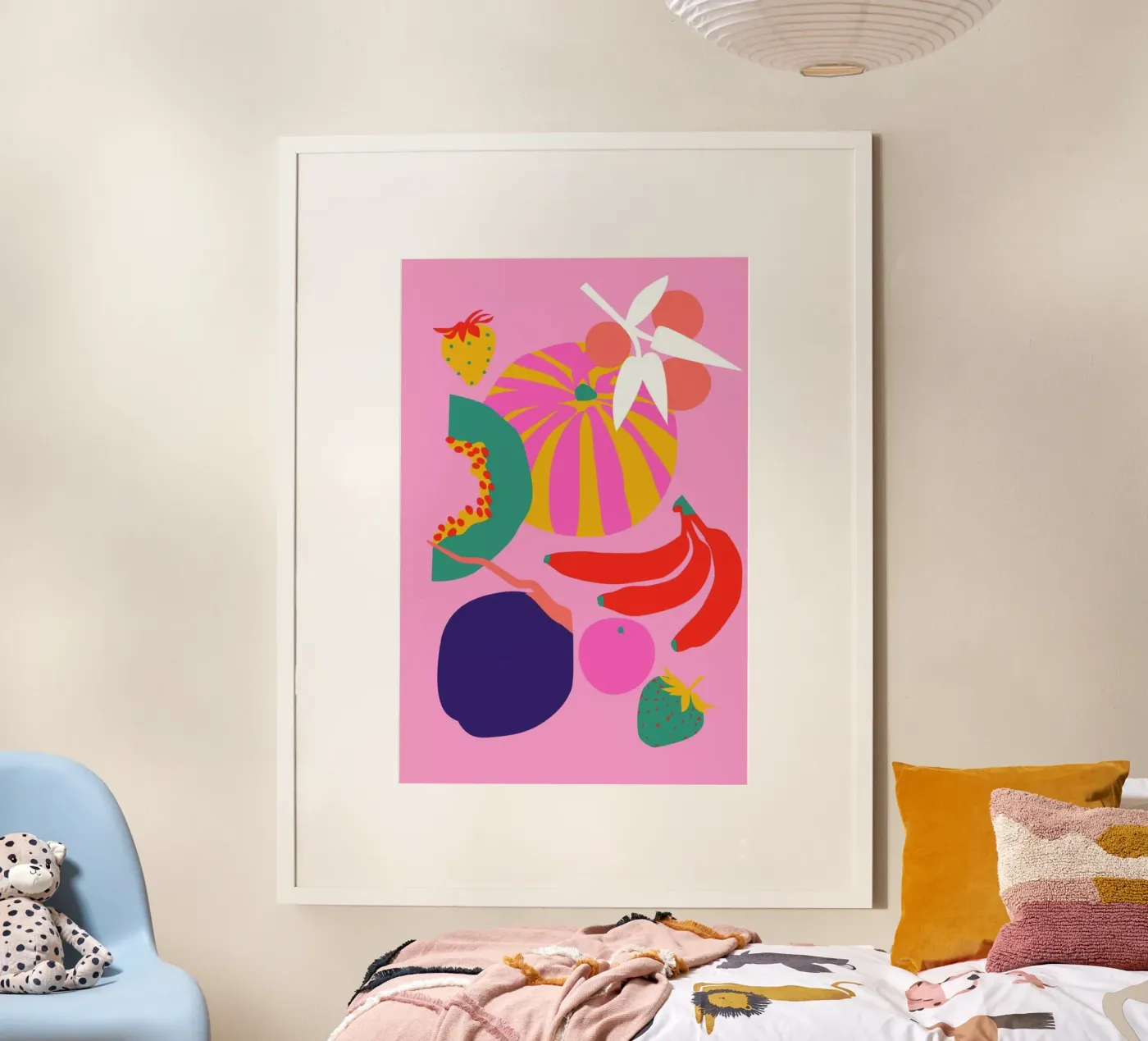 Fruity Technicolor Mix 1 poster by Mariery Young