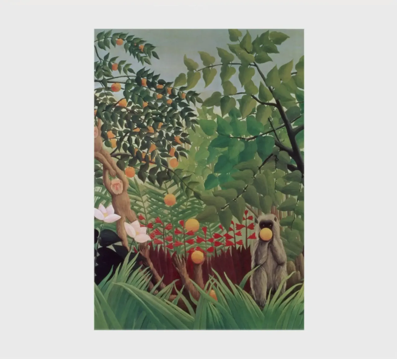 Henri Rousseau – Exotic Landscape (1910) notebook by Wirla