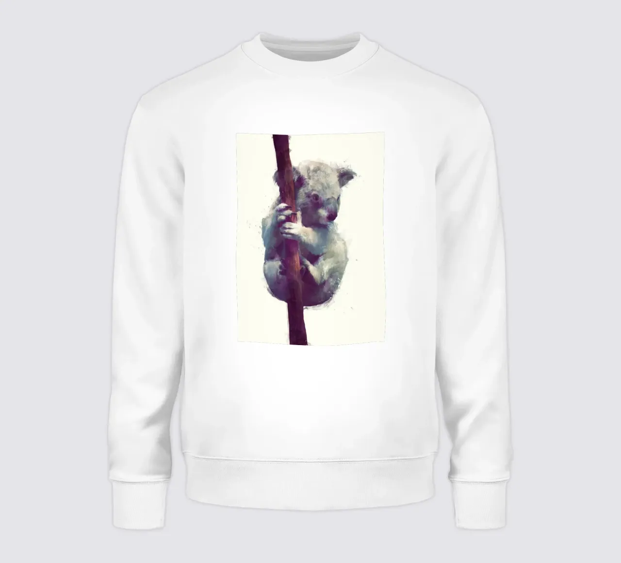 koala che stringe un eucalipto amy hamilton felpa da kbm store