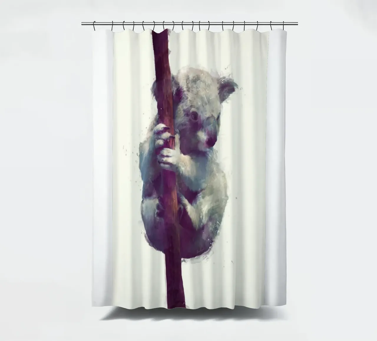 koala che stringe un eucalipto amy hamilton tenda da doccia da kbm store