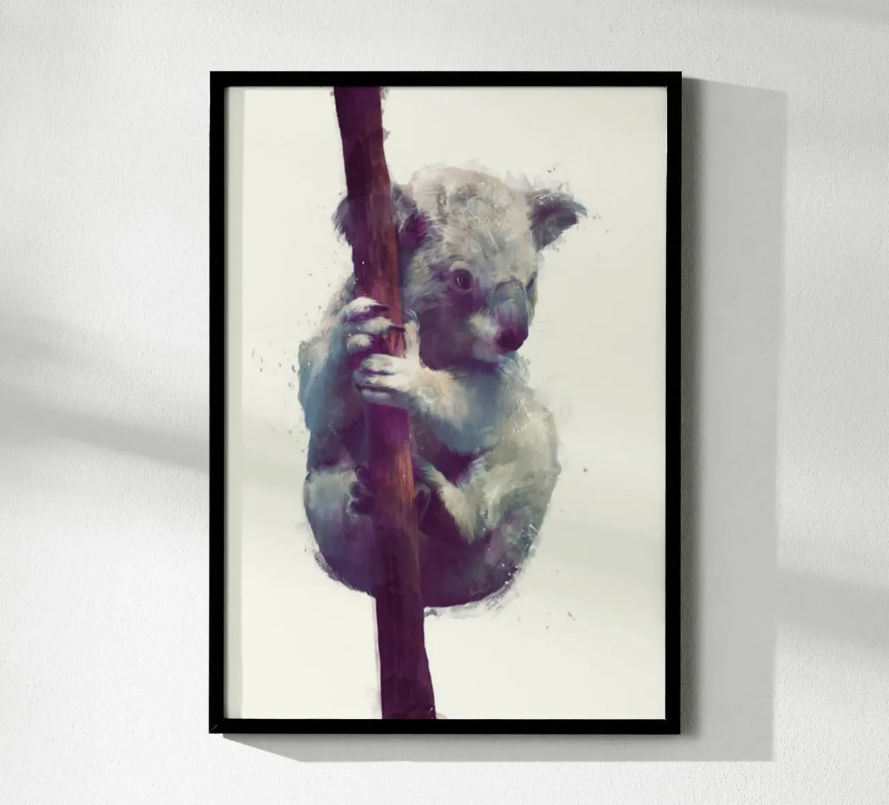 koala che stringe un eucalipto amy hamilton carta hahnemühle da kbm store