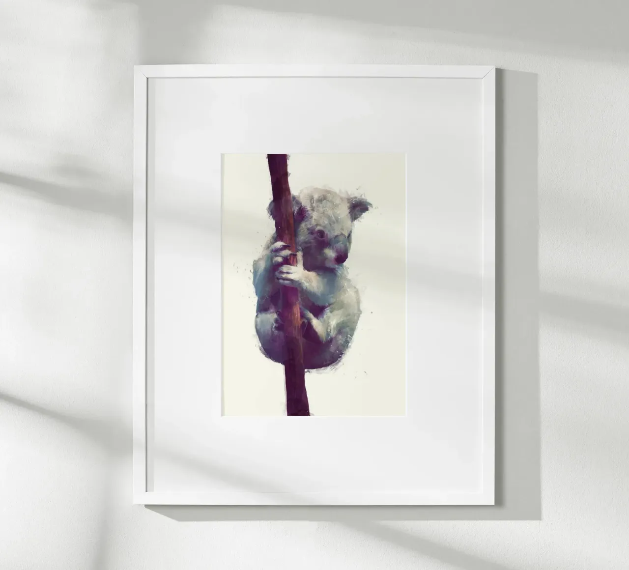 koala che stringe un eucalipto amy hamilton carta hahnemühle da kbm store