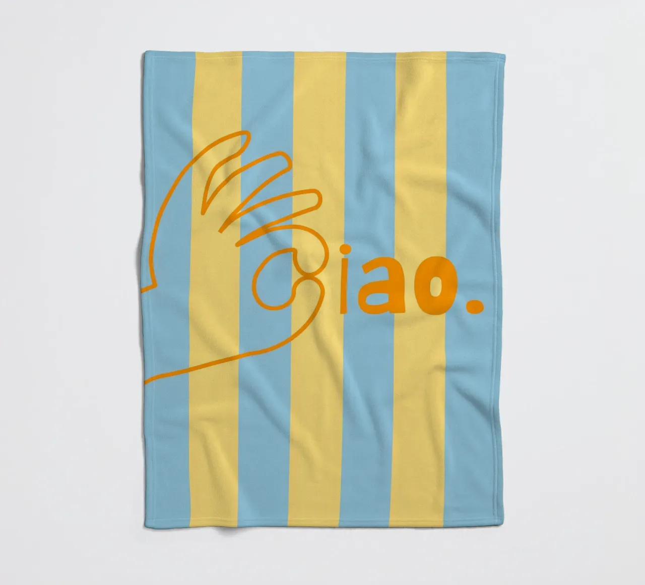 ok ciao. coperta in pile da FRICKE DESIGN
