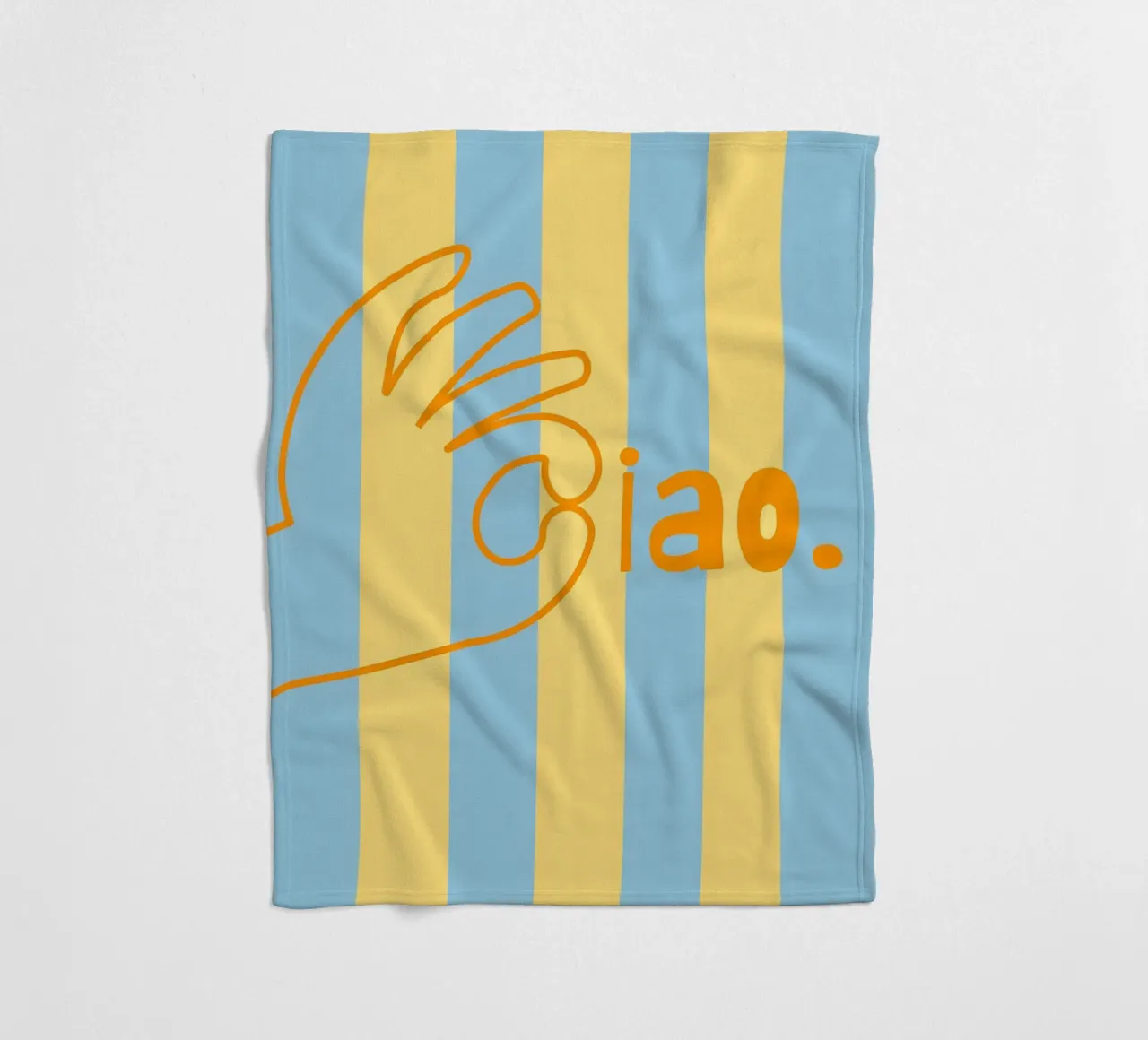 ok ciao. coperta in pile da FRICKE DESIGN