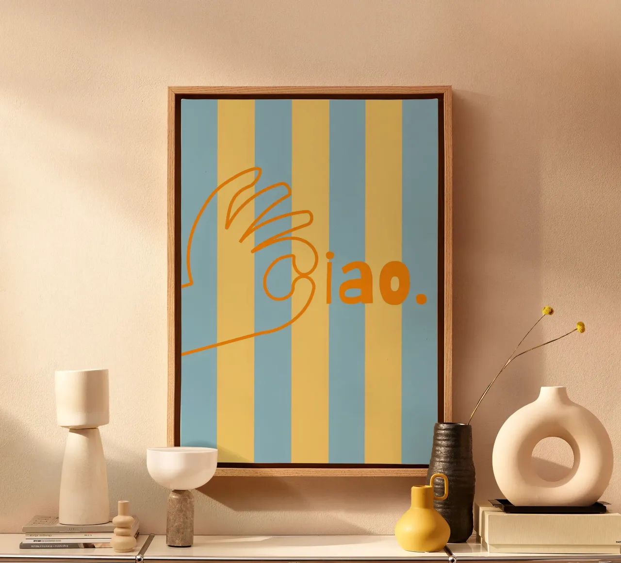 ok ciao. toile de FRICKE DESIGN