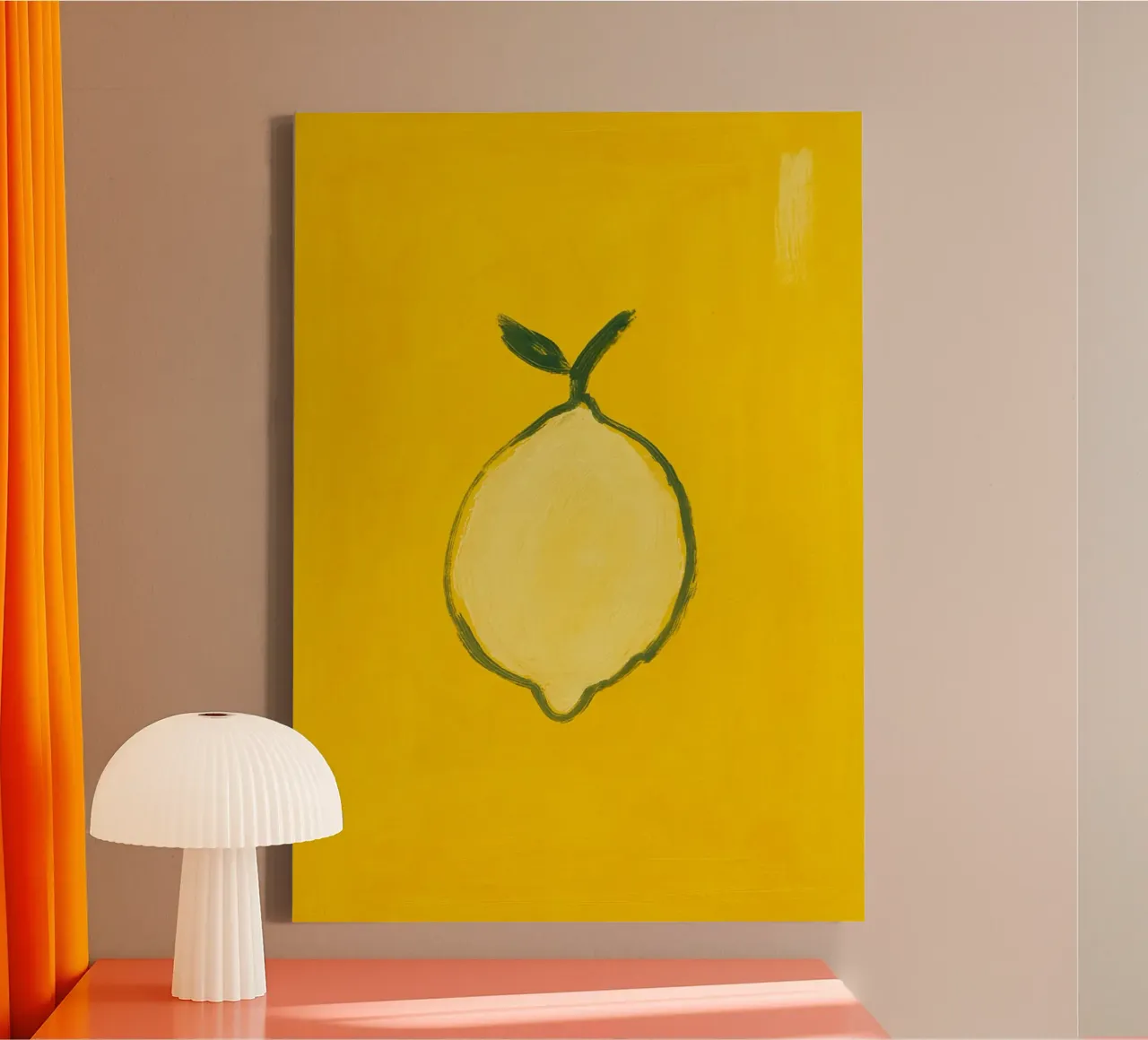 Luminous Lemon tela da Mosaic Dialogue