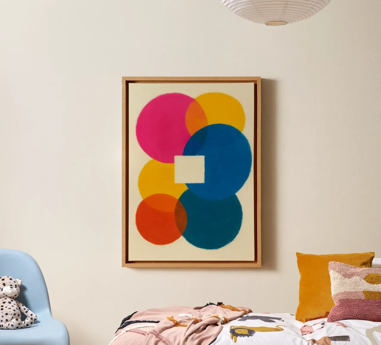 Vibrant Overlapping Circles tela da Mosaic Dialogue