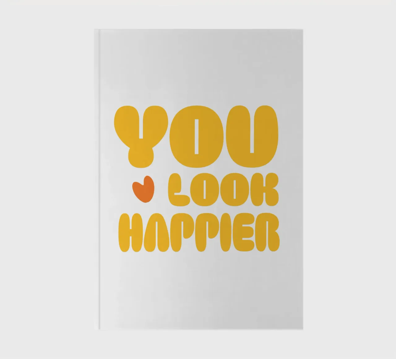 happier Notizbuch von be.