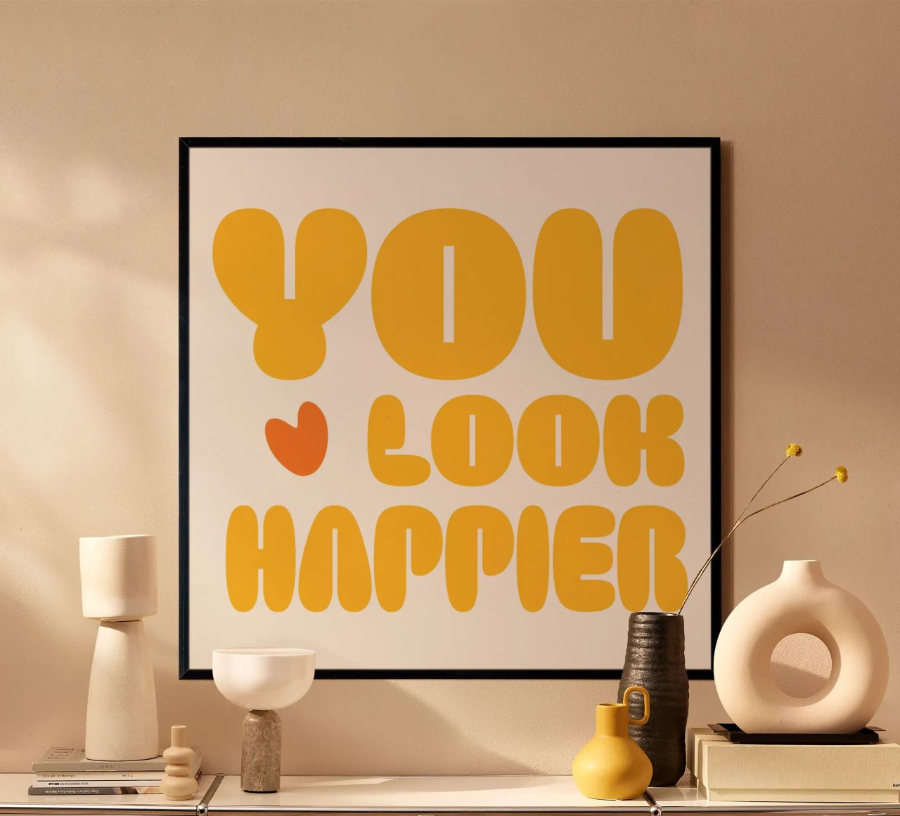 happier poster by be.