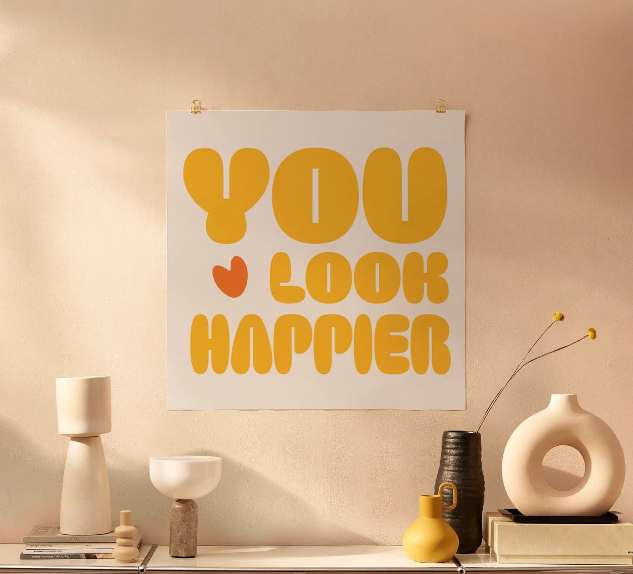 happier poster by be.