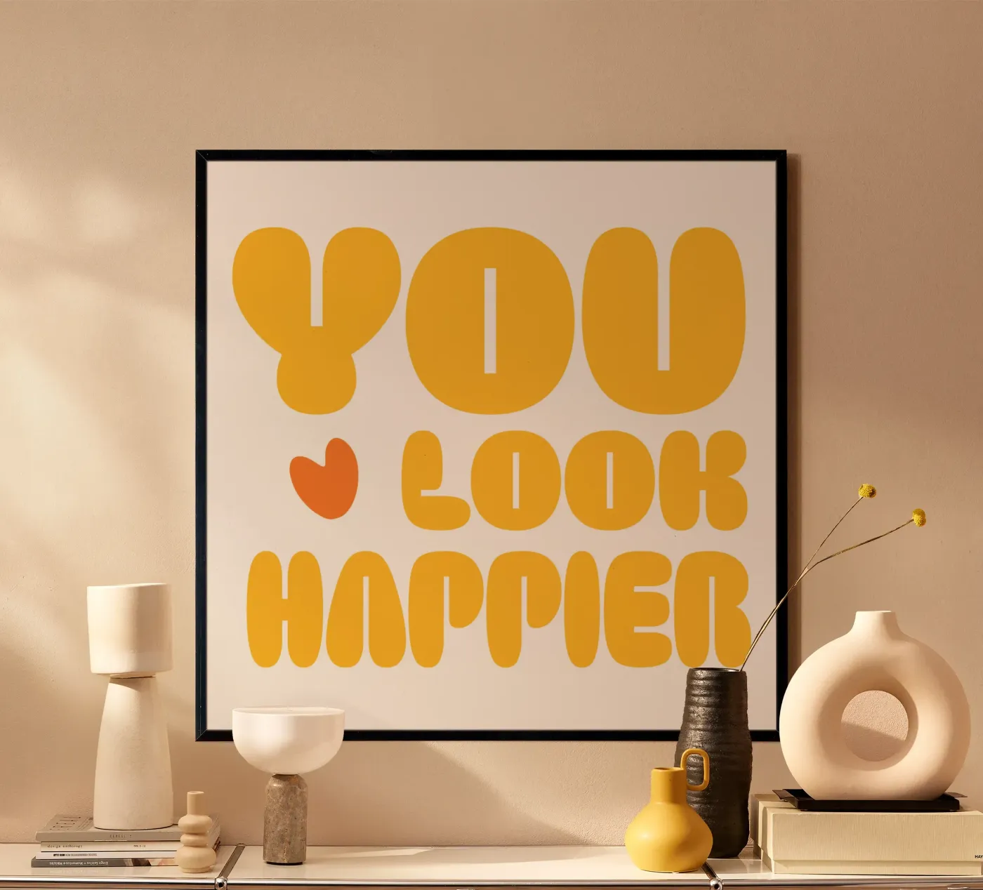 happier poster by be.