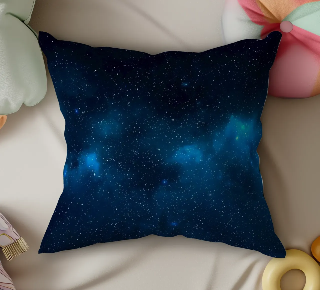 galassia cielo notturno cuscino da Bleu