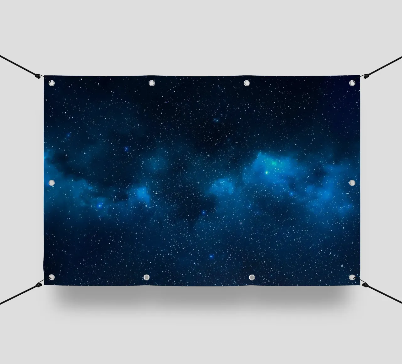 galassia cielo notturno telo in pvc da Bleu
